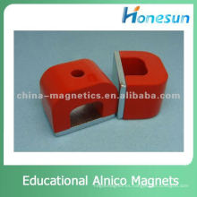 63.5X46X47.6mm de forma de herradura imán alnico educativo